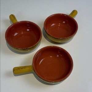 De Silva Set of 3 Italian Handmade Soup or Chili Bowls